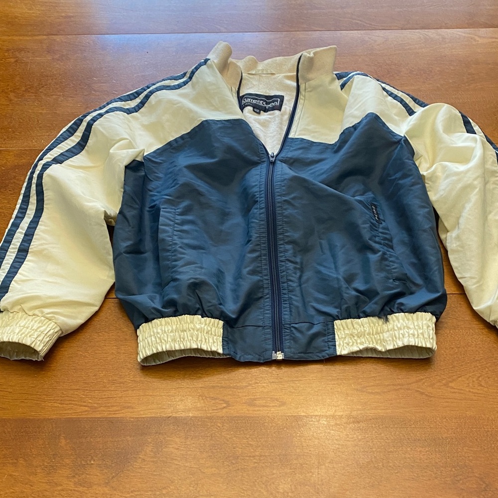 Vintage Blue and Cream Jacket